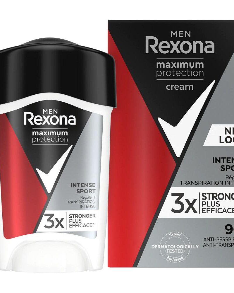 Deodorant Rexona Man Cream Maximum Protection Intense Sport, 45ml