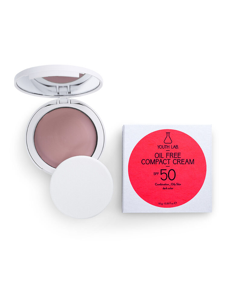 Krem Kompakt Youth Lab Oil Free, SPF50, Dark, 10 g