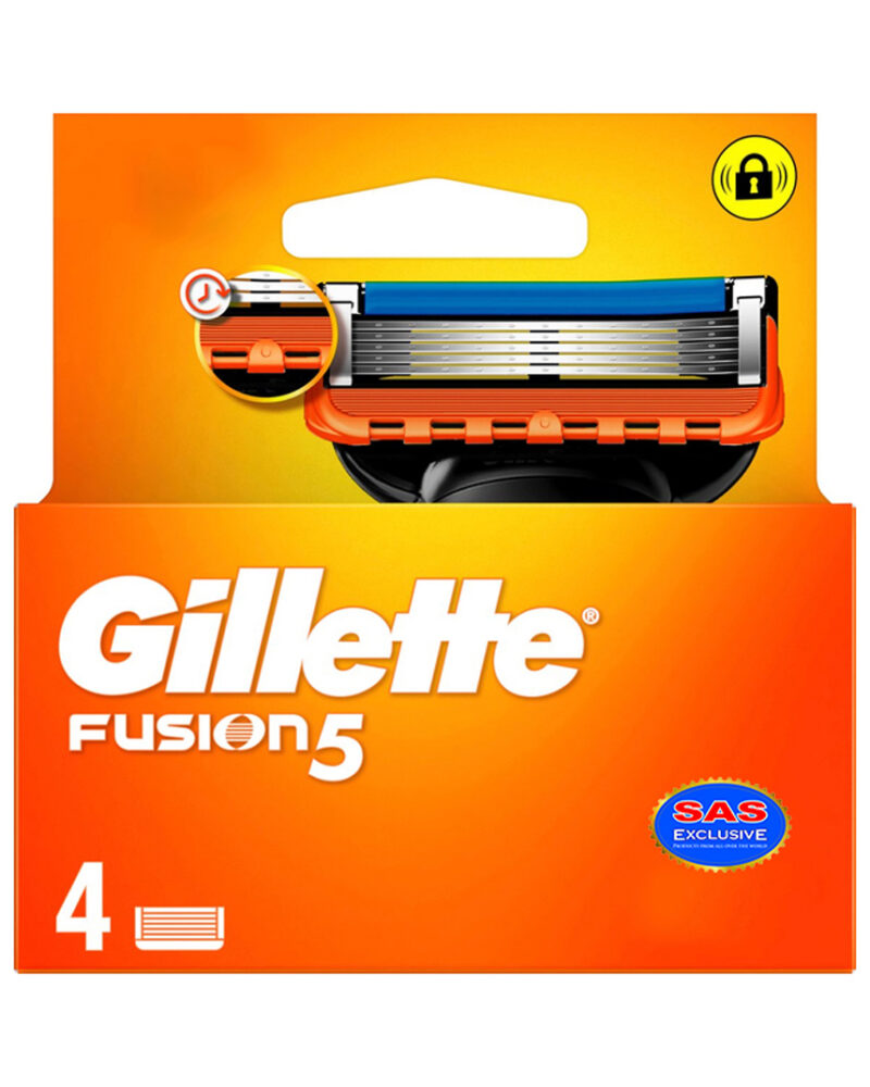 Briskë për rrojë Gillette Fusion 5, 4 copë