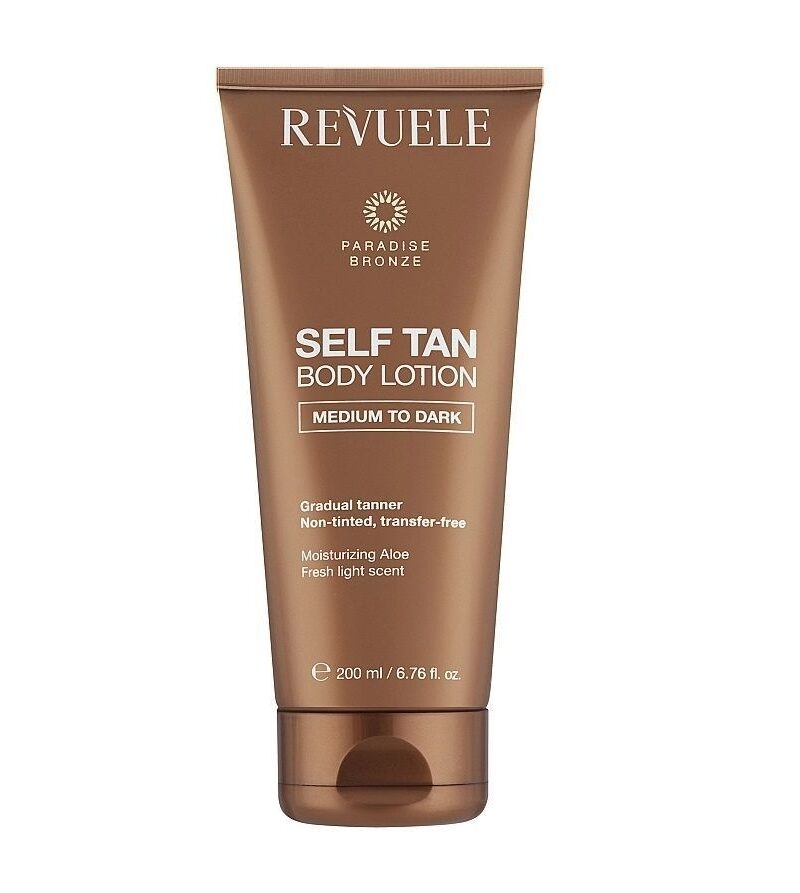 Losion për vetënxirje Revuele Medium To Dark, 200 ml
