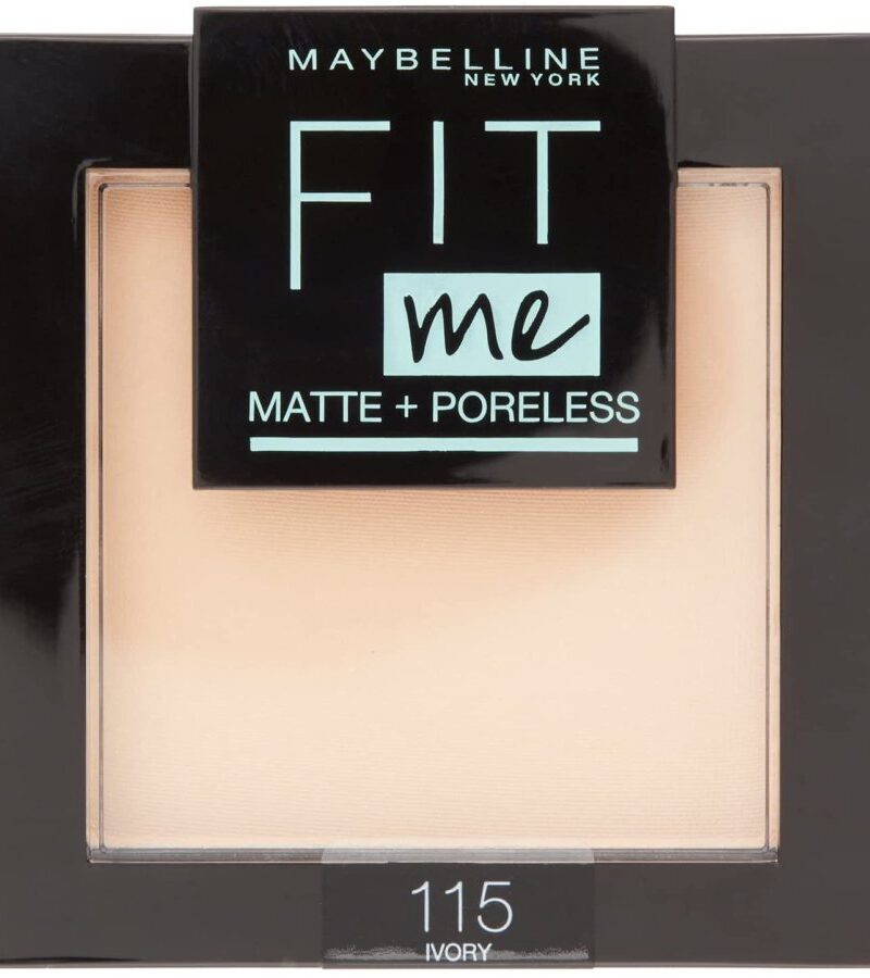 Pudër e ngurtë Maybelline Fit Me, 115 Ivory, 9 g