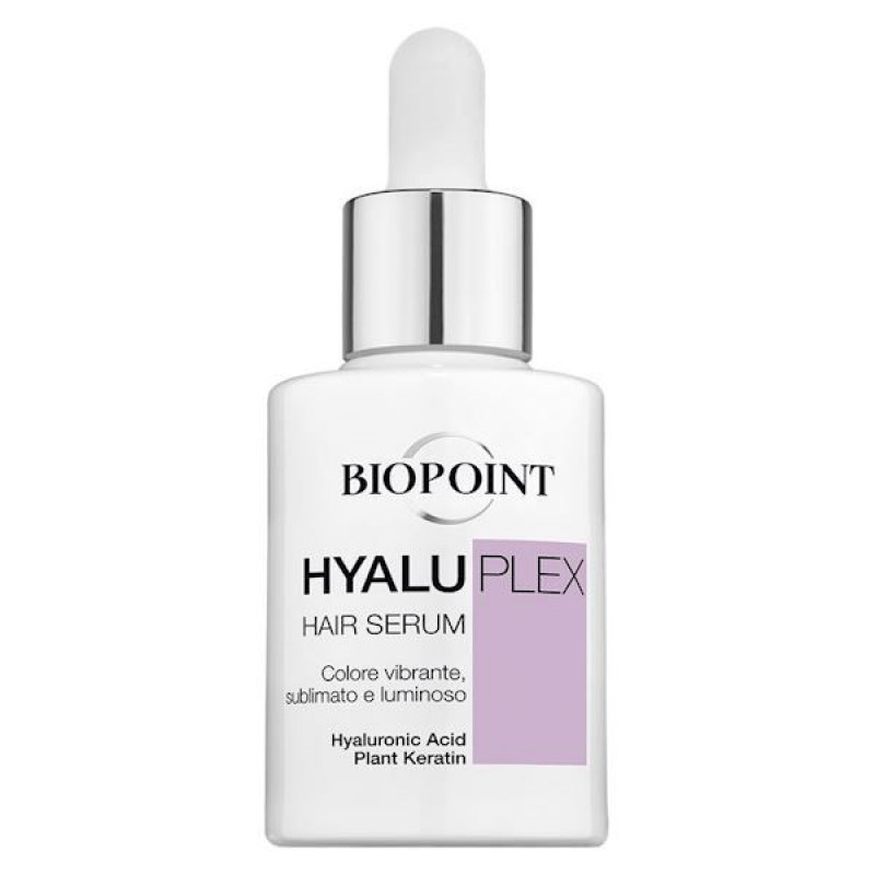 8052862411427 1 Serum për flokë Biopoint Hyaluplex, Hyaluronic Acid, Plant Keratin, 30 ml - Figura 1