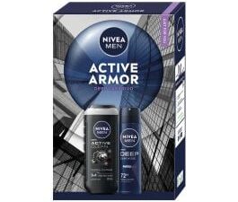 Set për meshkuj Nivea Men Active Armor Box, 2 copë