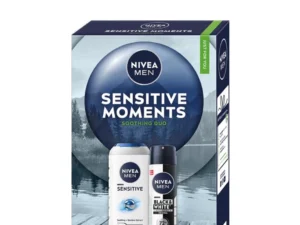 Set për meshkuj Nivea Men Sensitive Moments Box, 2 copë