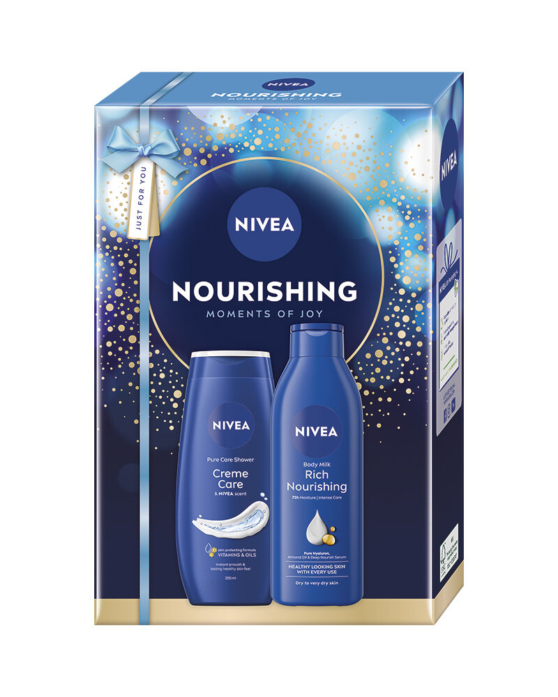 Set për femra Nivea Nourishing Care Box, 2 copë