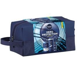 Set për meshkuj Nivea Men Hero Protecting Bag, 3 copë