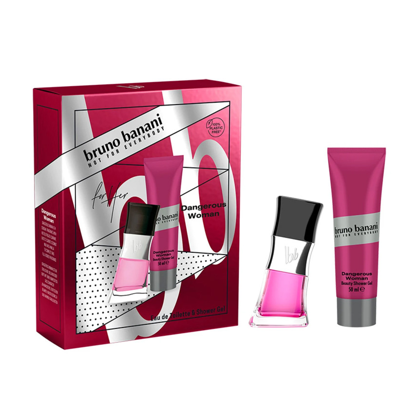 girls Set për femra Bruno Banani Dangreous Woman EDT 30 ml & Shower Gel 50 ml - Figura 1