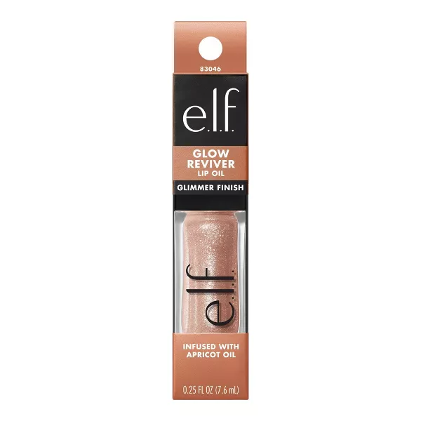 609332830462 Vaj për Buzë e.l.f. Cosmetics Glow Reviver Lip Oil Glimmer 7.6 ml - Figura 1