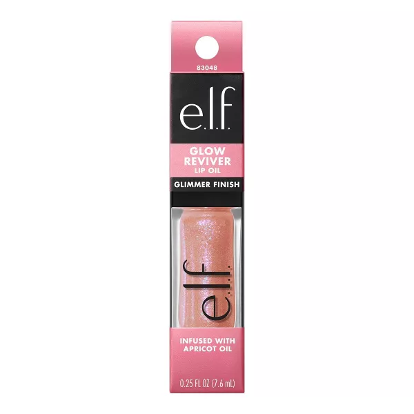 609332830486 Vaj për Buzë e.l.f. Cosmetics Glow Reviver Lip Oil Glimmer Finish 7.6 ml - Figura 1