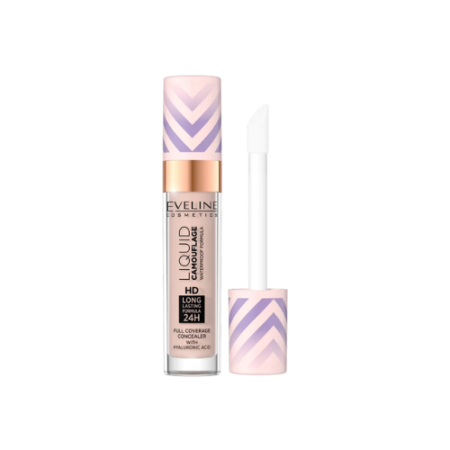 5903416038160 Korrektor Eveline Cosmetics Liquid Camouflage, waterproof, me acid hialuronik, 03 Soft Natur, 7.5ml - Figura 1