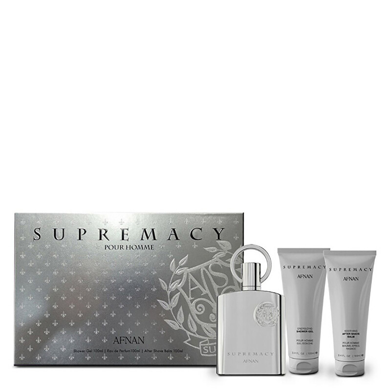 6290171073178 Asnan Men's Supremacy Silver 3pcs Showe Gel 100 ml Eau De Parfume 100 ml After Shave Balm 100 ml - Figura 1