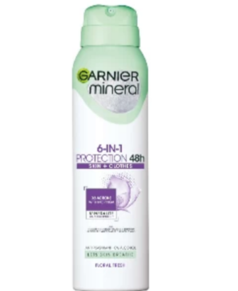 Screenshot (6) Garnier Mineral mbrojtës 6-në-1 Deodorant Antidjersitës Sprej me aromë lulesh dhe aromë të freskët - Figura 1