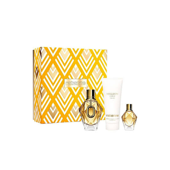 3349668666997 Eau De Parfum Paco Rabanne Million Gold 90 ml + Losion + 10 ml - Figura 1