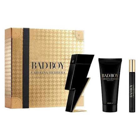 8411061134375 Set Carolina Herrera Bad Boy 100 ml + Xhel 100 ml + 10 ml - Figura 1