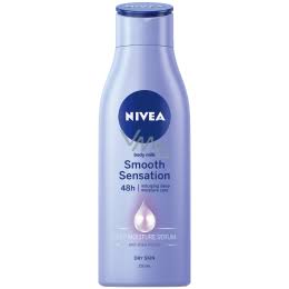 9005800286778 Locion trupi Nivea Creamy Smooth Sensation, për lëkurë të thatë, 400ml, i bardhë - Figura 1